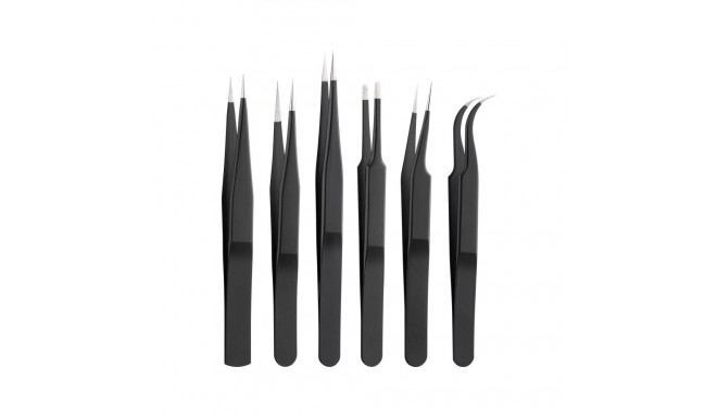 Tweezers Set 6 Pieces