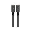 USB-C kaabel 1.0m, USB4 40Gbps, must