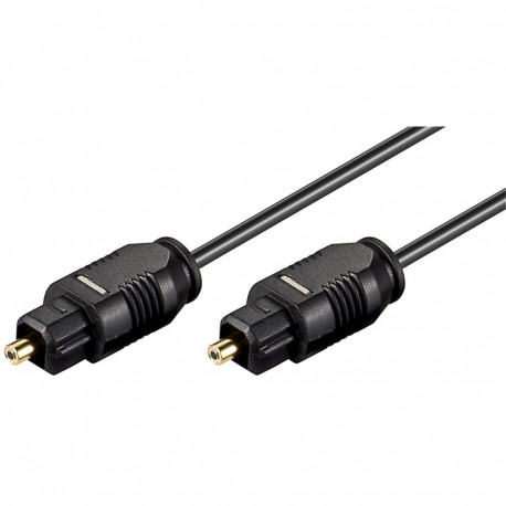 TosLink/ SPDIF cable 2.0m, ø 2.2 mm, black