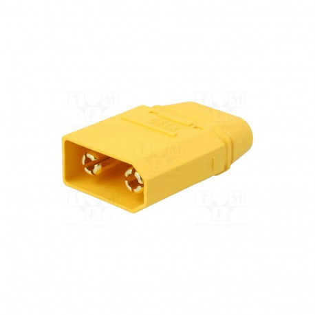 XT90 DC connector - Male, cable mount