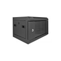 Delock 10″ Network Cabinet with glass door 4U black