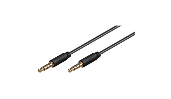 3.5mm kaabel 4pin 3.0m, must