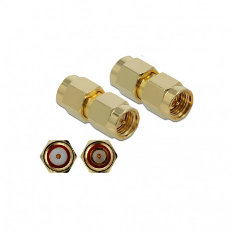 Üleminek SMA pistik - SMA pistik, 10 GHz, kullatud