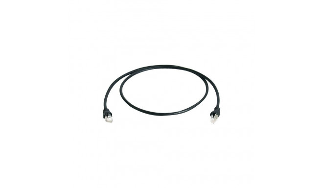 Võrgukaabel Cat6a S/FTP 1.0m must LSZH