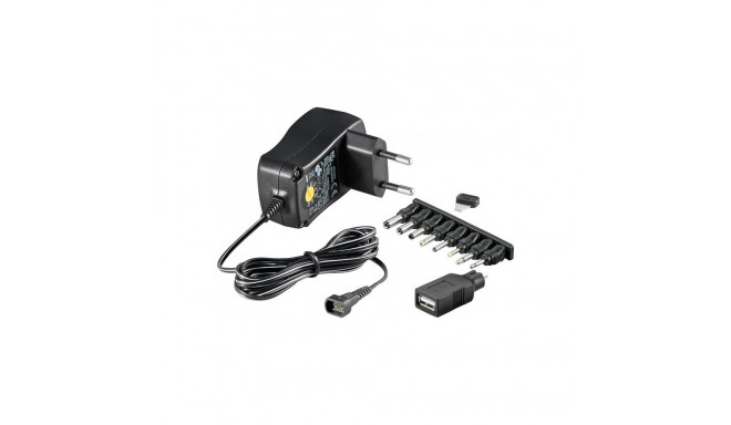 AC/DC adaptor 100-240V/3-12V 1500mA, USB
