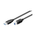 USB 3.0 kaabel A - B 5.0m, must