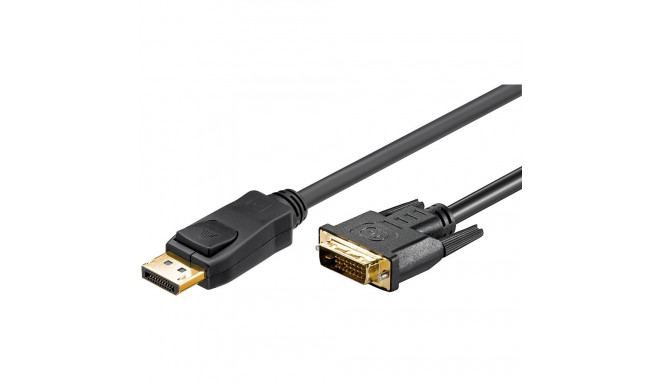 DisplayPort - DVI-D Dual Link kaabel 3.0m (sign suund DP > DVI)