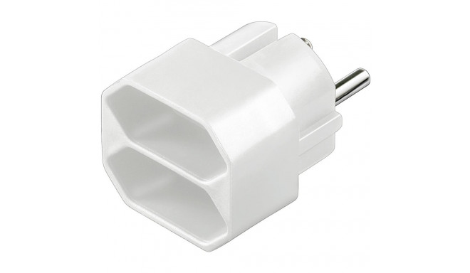 Euro multiple adaptor 2 x euro socket