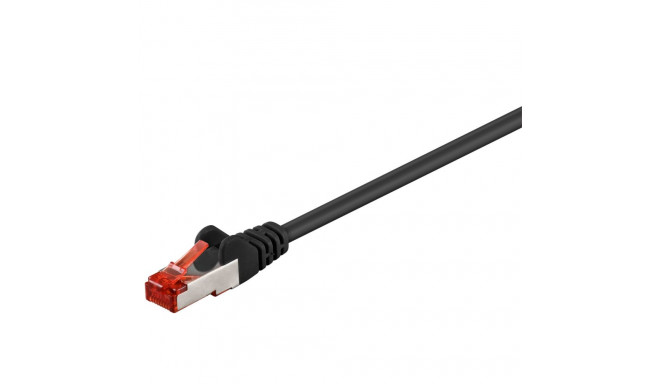 Võrgukaabel Cat6 S/FTP 1.5m, must, PiMF, LSZH, CU