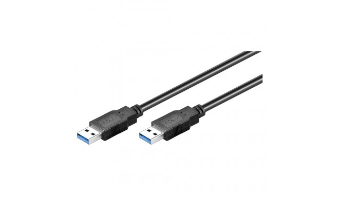 USB 3.0 kaabel A - A 1.0m, must