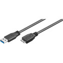 USB 3.0 Micro-B 180 black 1.8m
