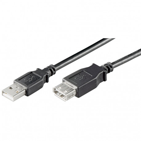 USB Verl AA 180 LC HiSpeed2.0 SCHW 1.8m