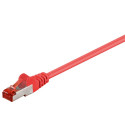Goobay võrgukaabel Cat6 S/FTP PiMF LSZH CU 1.0m, punane