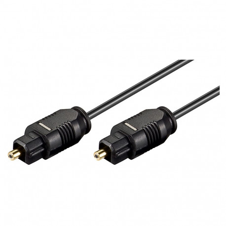 TosLink/SPDIF kaabel 10.0m, läbimõõt 2.2mm, must