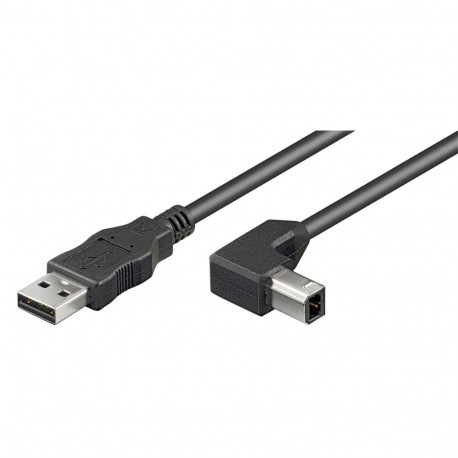 USB AB 200 90° HiSpeed 2.0 2m
