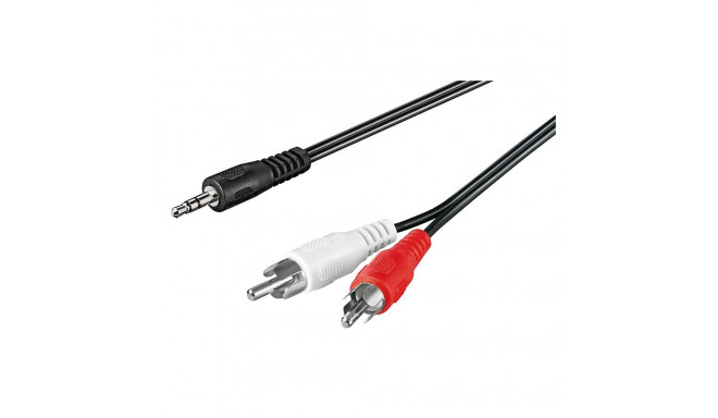 3.5mm stereo plug - 2xRCA plug, 10.0m