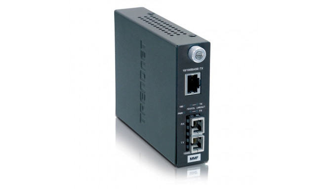 100Base-TX to 100Base-FX Multi Mode SC Fiber Converter / 2km