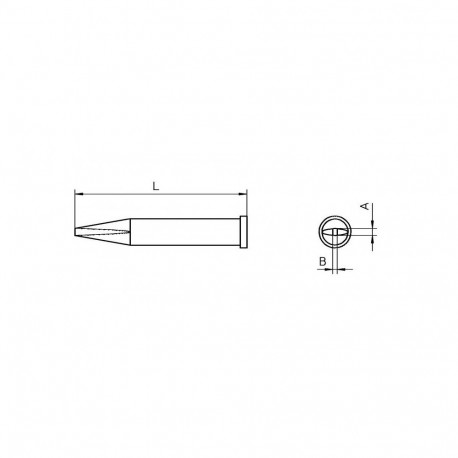 XT AL SOLDERING TIP CHISEL 1.6 X 1