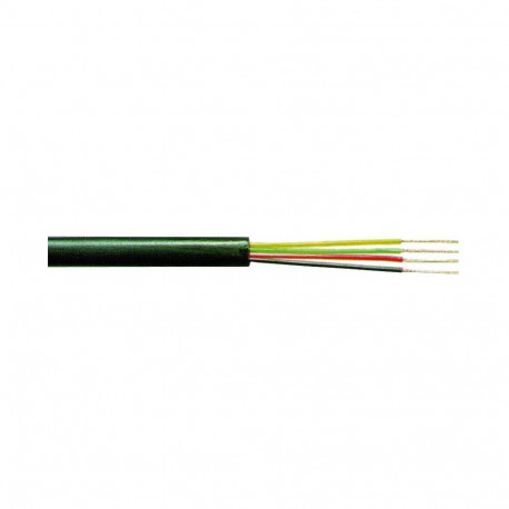 TELEPHONE CABLE 4-POLE 100M BLACK