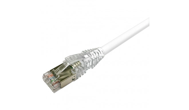 NPC RJ45 Patch Cord, category 6, Shielded, LSZH, White, 2m
