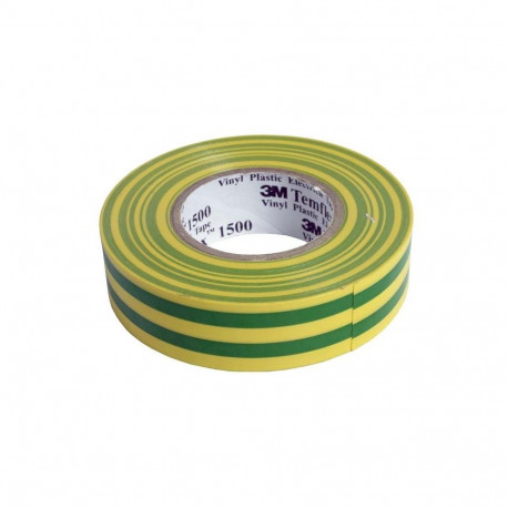 Isoleerpael kollane/roheline 19mm x 20m x 0,15mm Temflex
