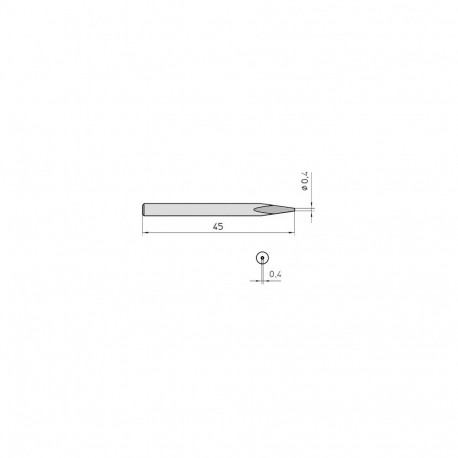TIP SOLDERING F. SPI 16 0,4MM STRAIGHT