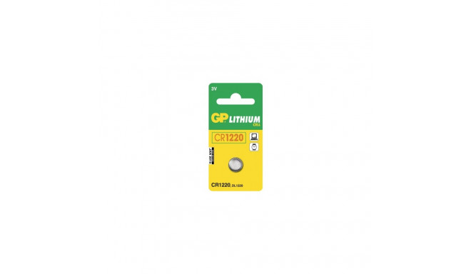 Liitiumpatarei 3V 12,5x2mm CR1220/BR1220