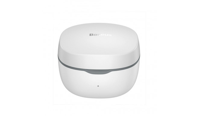 Tõelised juhtmevabad Bluetooth 5.3 kõrvaklapid WM01 koos laadimiskohvriga, valge