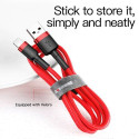 Baseus Lightning Cafule Cable 2A, 3m Red/ Black (CALKLF-R09) Baseus Lightning Cafule Cable 2A, 3m Red/ Black (CALKLF-R09)