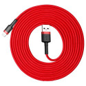 Baseus Lightning Cafule Cable 2A, 3m Red/ Black (CALKLF-R09) Baseus Lightning Cafule Cable 2A, 3m Red/ Black (CALKLF-R09)