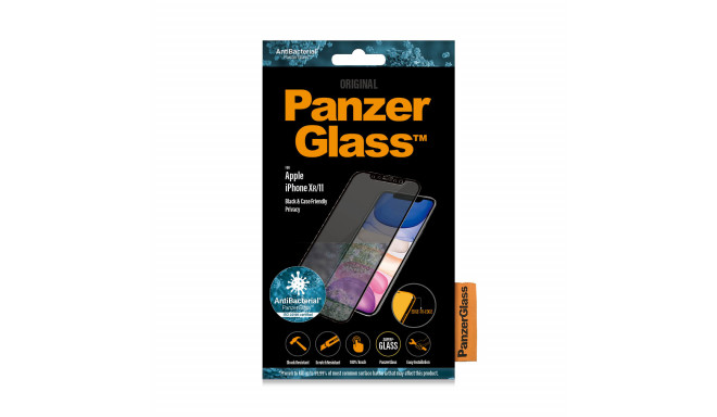 PanzerGlass kaitseklaas privaatsusfiltriga iPhone 11/XR Edge-to-Edge