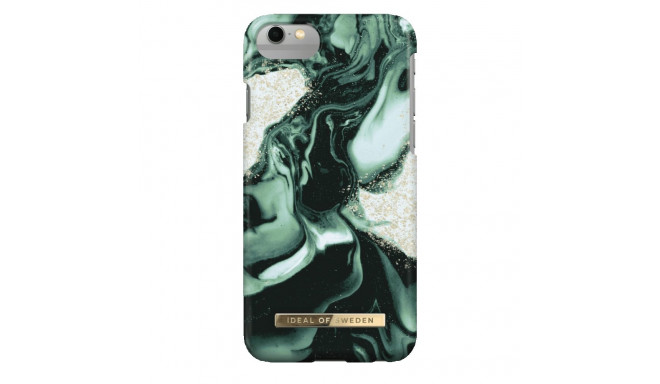 Mobiili tagakaas Ideal of Sweden iPhone 6/6s/7/8/SE Golden Olive Marble