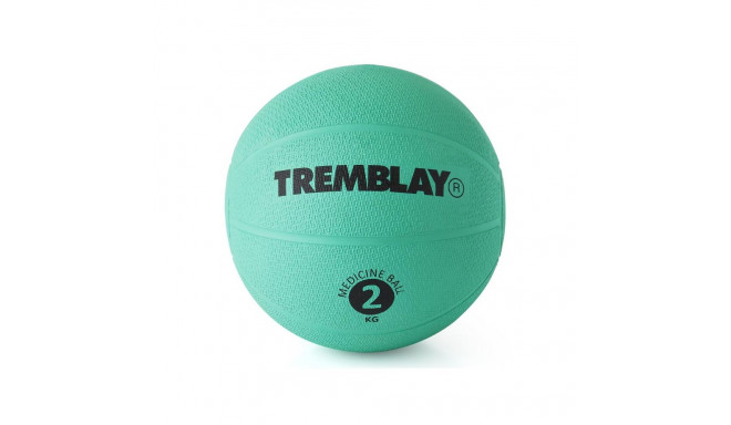 Weight ball TREMBLAY Medicine Balll 2kg D20cm Green for throwin