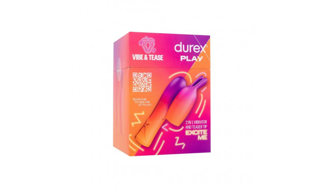 Durex Play Vibe & Tease 2in1 Vibrator & Teaser Tip (1ml)