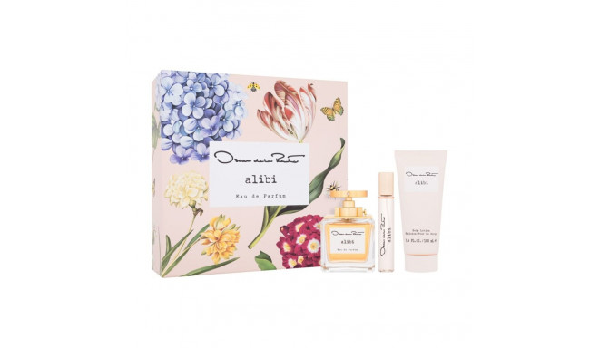 Oscar de la Renta Alibi Eau de Parfum (100ml) (Edp 100 ml + Body Lotion 100 ml + Edp 15 ml)