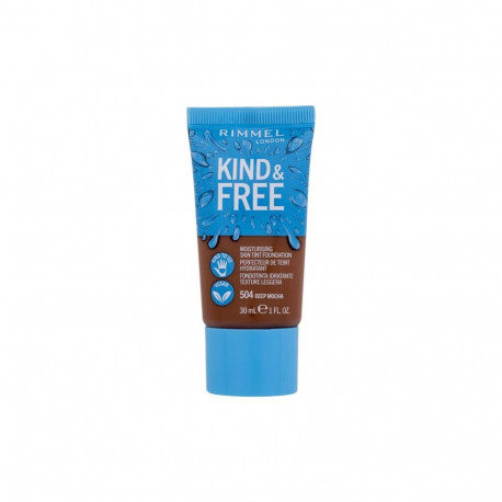 Rimmel London Kind & Free Skin Tint Foundation (30ml) (504 Deep Mocha)