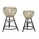 stādītājs DKD Home Decor Dabisks Metāls Bambuss Bali 41 x 41 x 68 cm
