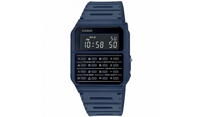 Unisex Kell Casio CALCULATOR Sinine Must (Ø 35 mm)