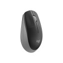 Logitech M190 Full-Size Wireless Mouse, RF Wireless, 1000 DPI, Mid Grey