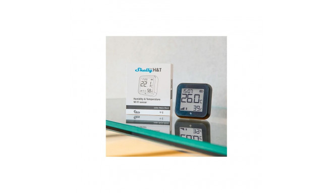 Shelly H&T Gen3 hygrometer and thermometer, black