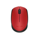 MOUSE COMP WIRELESS LOGITECH M171 RED