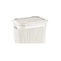 Ucsan laundry basket Knit 50L M-079, white