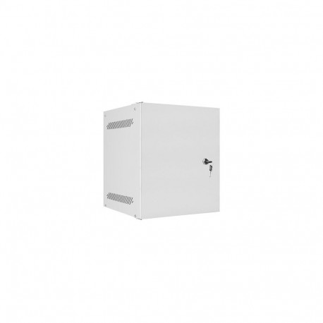 RACK CABINET 10" WALL-MOUNT 6U/280X310 (FLAT PACK) WITH METAL DOOR GREY LANBERG