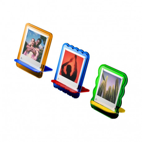 Polaroid Coloured Acrylic Photo Frames 3 Pack
