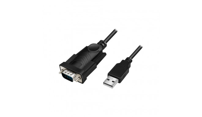 LOGILINK AU0048A USB 2.0 cable USB-A/M to DB9/M serial 1.5m Win11