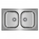 Sink with Two Basins Teka Universe 115040007 80 cm