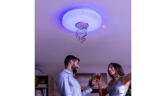 LED Ceiling Light with Speaker Lumavox InnovaGoods