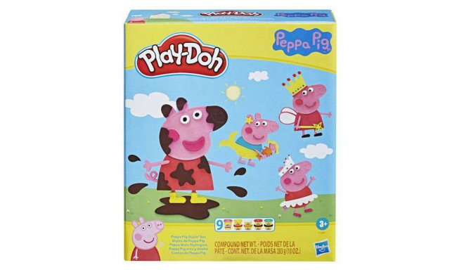 Modelēšanas Māla Spēle Play-Doh Hasbro Peppa Pig Stylin Set
