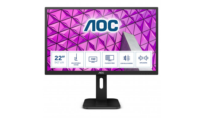 AOC P1 22P1D LED display 54.6 cm (21.5&quot;) 1920 x 1080 pixels Full HD Black