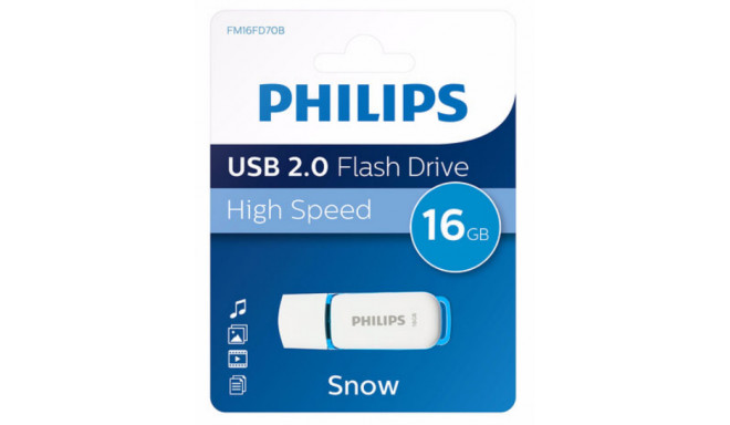 Philips FM16FD70B USB flash drive 16 GB USB Type-A 2.0 Blue, White